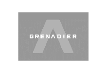 logo grenadier grijs